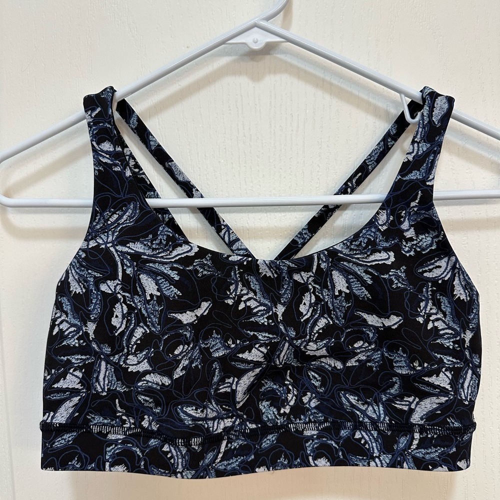 Lululemon Energy Bra Size 8 in Embellished Multi